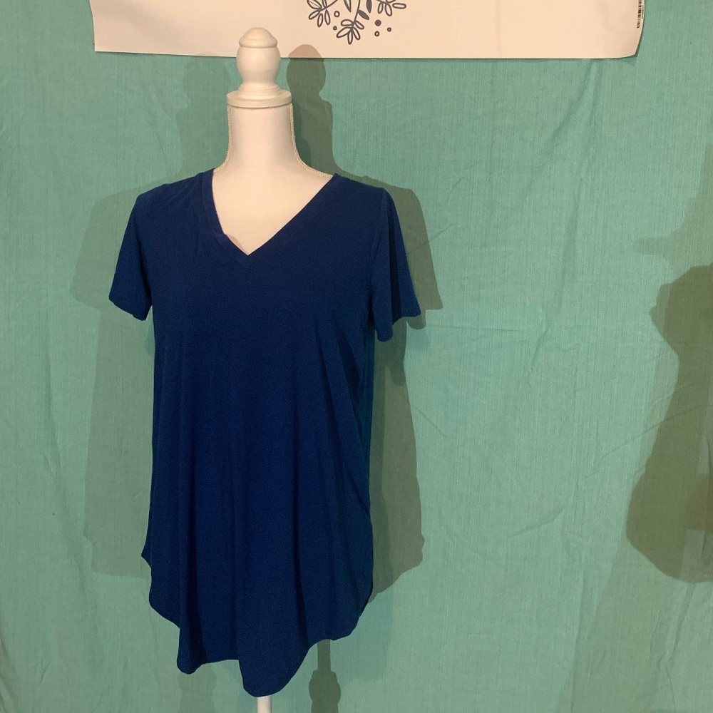 Classic V Neck Tee Royal Blue